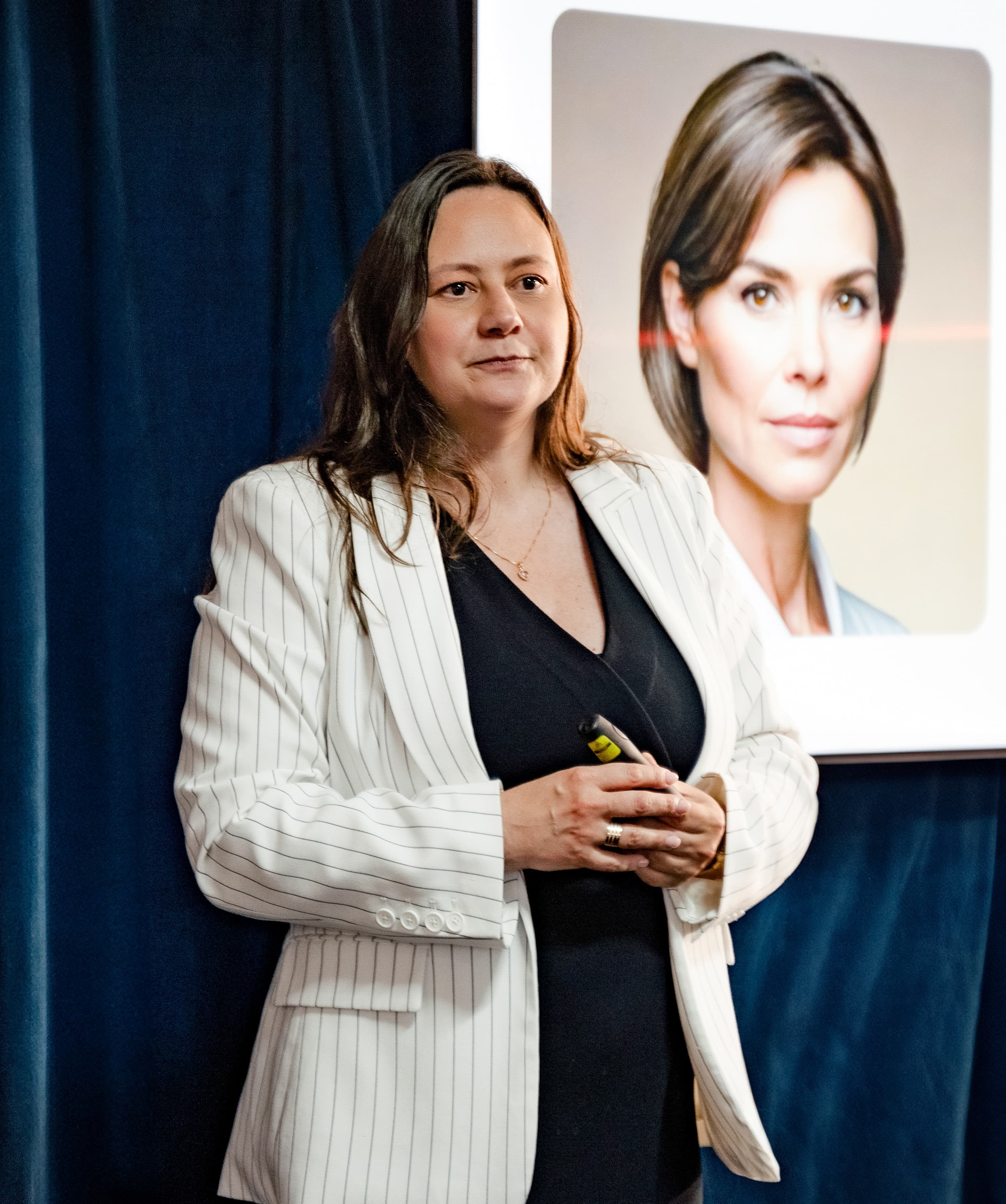 Fabrizia Rossetti apresentando, simplicidade que impulsiona